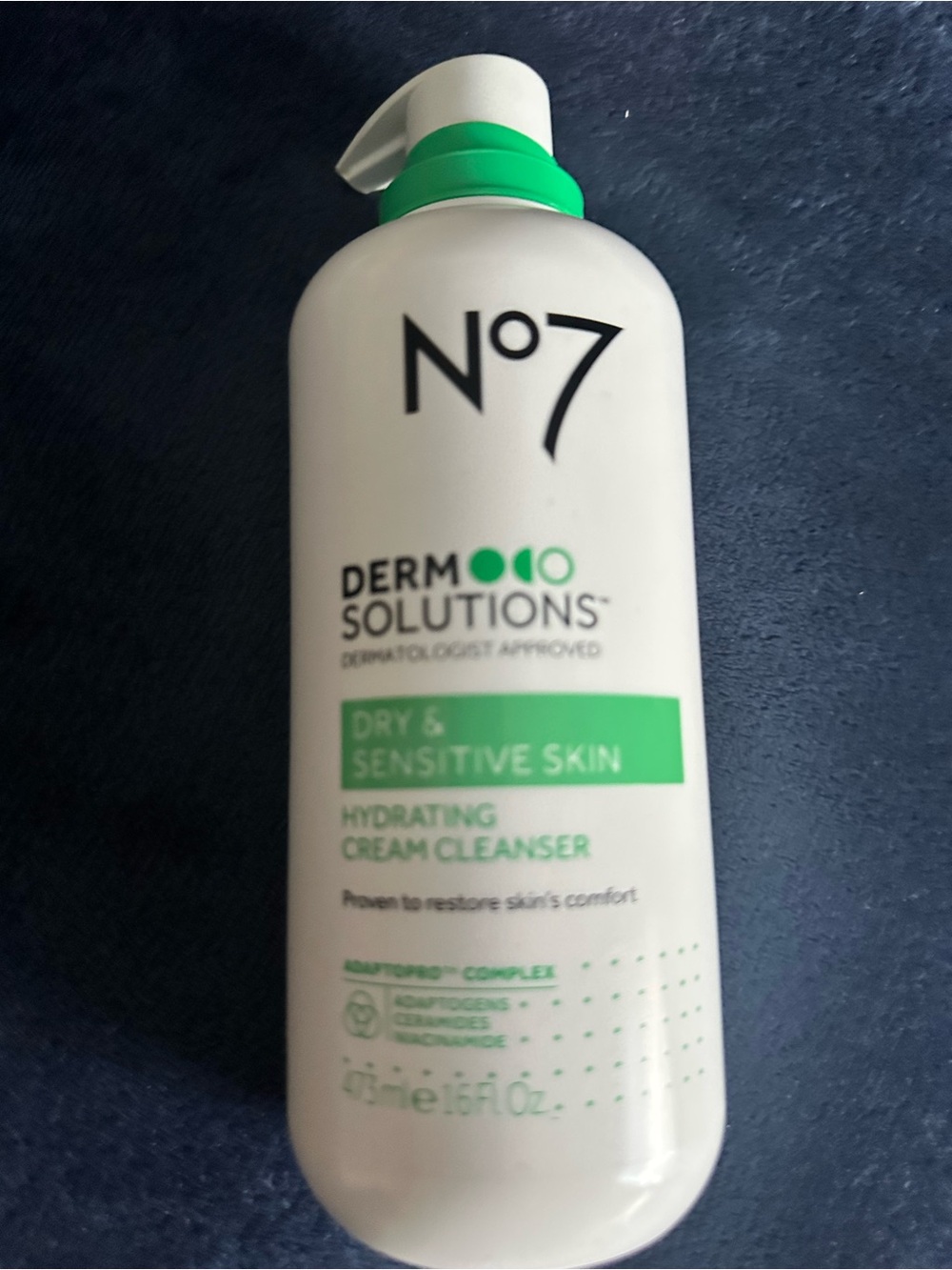 No7 Derm  Solutions Hydrating Cream Cleanser for Dry & Sensitive Skin